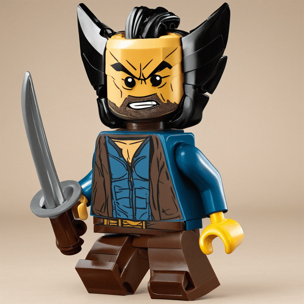 lego Hugh Jackman Wolverine